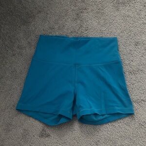 Lululemon Athletica Teal Athletic Shorts